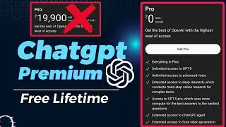 Chatgpt Premium Now Free For Life Time
