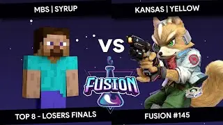 Fusion #145 - Syrup (Steve) vs Yellow (Fox) - Top 8 - Losers Finals
