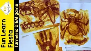 Invisible ink | turmeric baking soda STEM activity | fun experiment with kids #youtubevideo