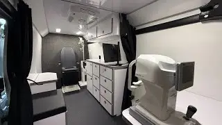 All-Electric Mobile Eye Clinic Built on a Ford E-Transit