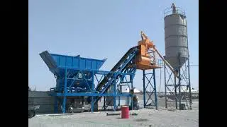 YHZS25 Mobile Concrete Batching Plant Price and Manufacturer