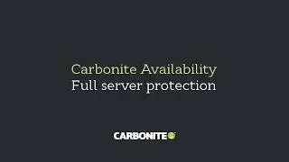 Доступность Carbonite: полная защита сервера