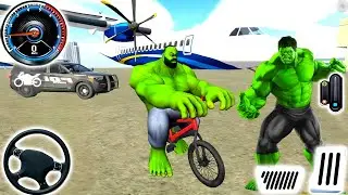 Green Hulk Giant Goes Crazy in Indian Bike Simulator 😱 | Impossible Gameplay