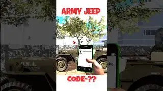 Army jeep cheat code in Indian bike driving 3d|Indian bike driving 3d new update #shorts Indian bike