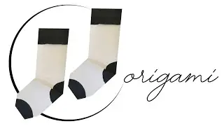 Calcetines de papel | Origami (Fácil)