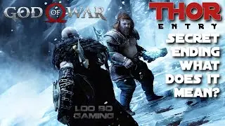THOR ENTRY SCENE in God of war | Secret ending | Kratos vs Thor | #Loo_Bo_Gaming #godofwar #thor
