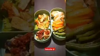 Pack my lunch with me 🥒🥕🍗#asmr #1millionviews #food #bentolunchbox #shorts #fyp #food #lunch #bento