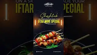 Motion graphic short food menu promo video in after effects / Food animation video