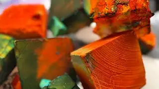 17 Blocks of BSN Gymchalk | Dyed Gymchalk | ASMR