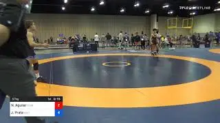 57 Kg Consolation Nicolas Aguilar Scarlet Knights Wrestling Club Vs Joey Prata Southeast Regional