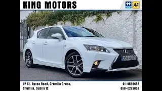 2017 Lexus CT 200h F SPORT CVT King Motors Dublin