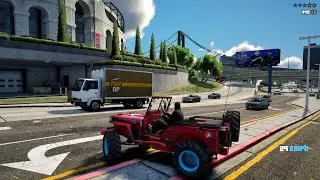 To Day Open Modified Jeep drive in GTA V !