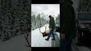 A man rescued a fawn in the middle of winter...#Wildlif Rescue #WildAnimal