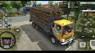 Heavy Local Log Truck Struggles Through Jungle Roads | Truck Simulator