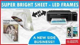🌟 Super Bright Sheet for LED Photo Frames | Side Business Tips | Buy @ AbhishekID.com