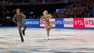 Olivia Smart and Tim Dieck Free Skate 2025 World Figure Skating - TD Garden Boston