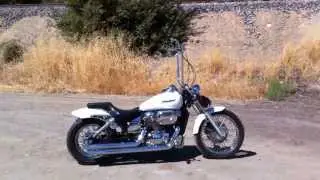 Honda Shadow Spirit 750 Cobra Exhaust Ape Hangers Lowered rejet kit k&n filter custom