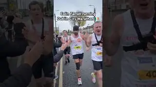 Colin Farrell running #dublinmarathon in support of Debra Ireland and his friend Emma Fogarty 💛