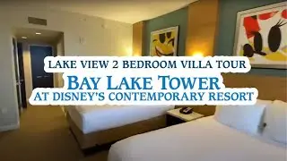 Lake View 2 Bedroom Villa Tour - Bay Lake Tower at Disney’s Contemporary Resort