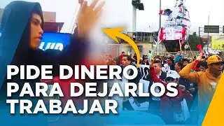 Así es como un extorsionador amenaza a mototaxistas para dejarlos trabajar