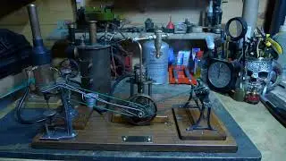 THE FIRST STEAM OF MY REFEREE ENGINE STEAM PLANT