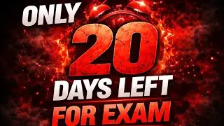 Only 20 Days left for JEE mains | 20 days strategy  for preparation