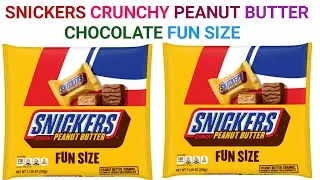 SNICKERS CRUNCHY PEANUT BUTTER CHOCOLATE FUN SIZE