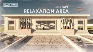 Relaxation Area Design Enscape | cinematic walkthrough lite | #enscape #walkthrough