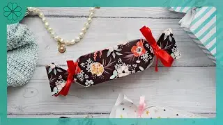 Jak zrobić Pudełko w kształcie cukierka (pudełko prezentowe) | (DIY Tutorial)