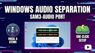 SAM 3 Audio Isolation Tool - Windows 11 [Portable]