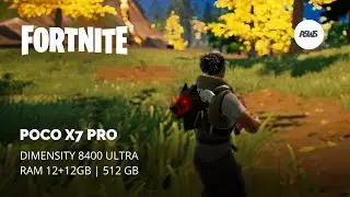 FORTNITE MOBILE | EPIC SETTINGS | GAMEPLAY TEST ON POCO X7 PRO | DIMENSITY 8400 ULTRA