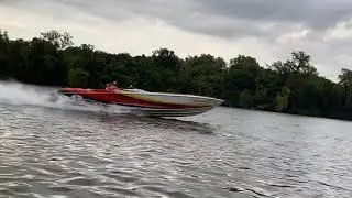2004 Cigarette 38 Foot Top Gun TS Twin Step Performance Offshore Boat