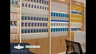 Modern Smartphone Shop Interior Design | Mobile Showroom Design Bangladesh | Prince Interior BD