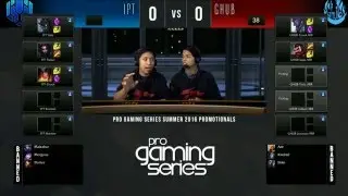 PGS 2016 Summer Promotionals - Imperium Pro Team Blue vs Ghub - Game 1