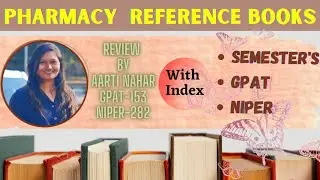 Reference books for Pharmacy along with their contents explained.