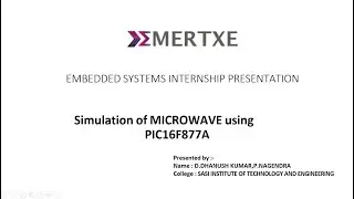 PRESENTATION ON EMBEDDED SYSTEM INTERNSHIP IN EMERTEX