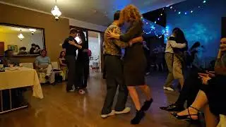 Saturday evening tango with 7 tango teachers  Part 3 Golden Tango Weekend, TDJ Henry Viiret Estonia