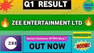 ZEE ENTERTAINMENT ENTERPRISES LTD Q1 RESULT || ZEEL SHARE LATEST NEWS ||