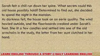Learn English Through Stories||The Unexpected Inheritance ||Improve Your English Graded Reader story