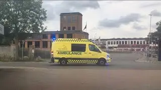 2x ambu ambulance syd udrykning K1 KA