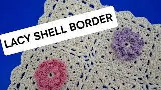Crochet Lacy Shell border
