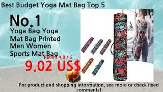 2024 Best Budget Yoga Mat Bag Ranking