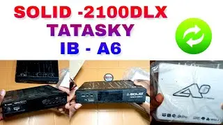 SOLID 2100DLX TATASKY IB A6 Mpeg4 set Top box repair all India DTH Service