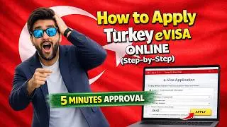 How to Apply Turkey eVisa Online Step by Step | 5 Minutes Approval