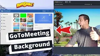 How To Add A Background In A GoToMeeting Web Conference With Chromacam