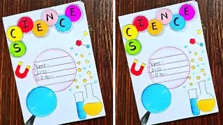 Science Front Page Design|Science Front Page Design for Project|Science Project Front page Design