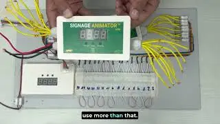 Mini Signage Animator connection and settings #signageanimator #ledanimator #ledboard #ledsignboard