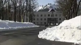 International University of Japan Drive to IUJ on a sunny winter day.....uhhhh! in HD