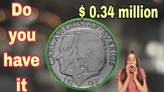 Most Expensive Carl XVI Gustaf Average Coin 1992 &ndash; Rare Swedish Treasure