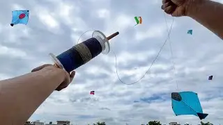 Kite Flying With New & Old Manjha Testing | Kite Fighting | Kite Cutting | Kite